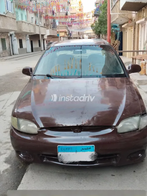 هيونداي اكسنت 1998 أبيض مستعملة للبيع - 6