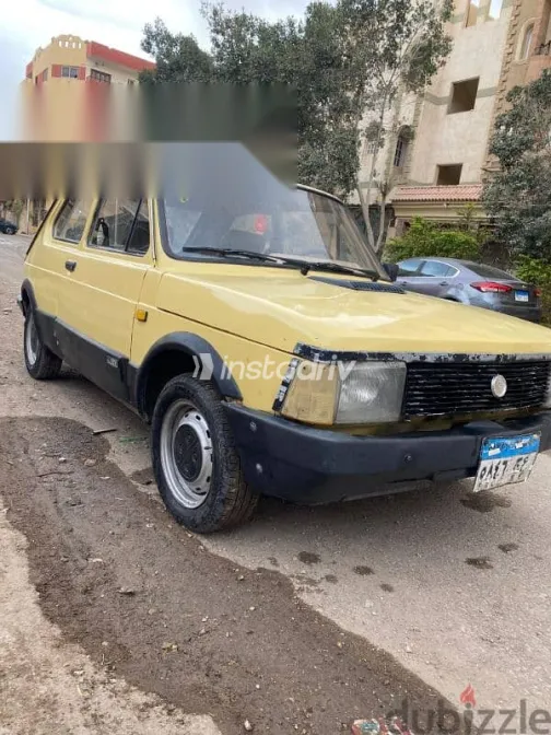 فيات 127 1982 أصفر مستعملة للبيع - 2