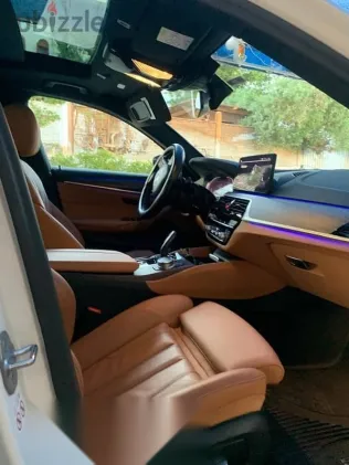 بي ام دبليو 520 2023 أبيض مستعملة للبيع