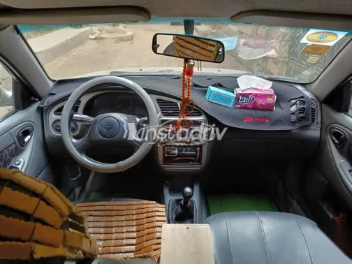 دايو لانوس 2008 ذهبي مستعملة للبيع - 8