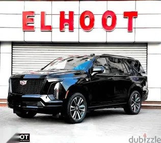 كاديلاك اسكاليد 2025 أسود جديدة للبيع