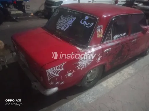 فيات 124 1973 أحمر مستعملة للبيع - 3