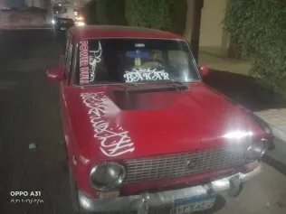 فيات 124 1973 أحمر مستعملة للبيع