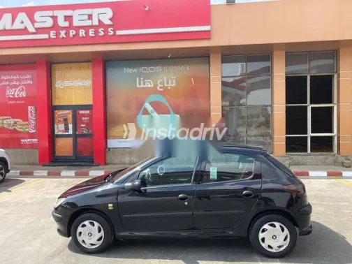 بيجو 206 2007 أسود مستعملة للبيع - 4