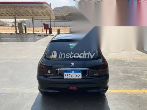 بيجو 206 2007 أسود مستعملة للبيع - 6