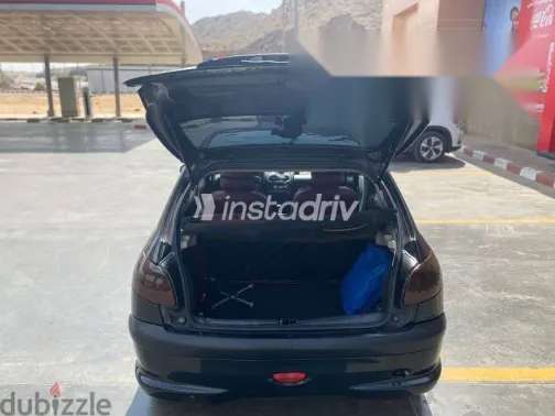 بيجو 206 2007 أسود مستعملة للبيع - 7