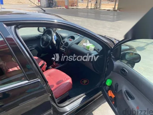 بيجو 206 2007 أسود مستعملة للبيع - 10