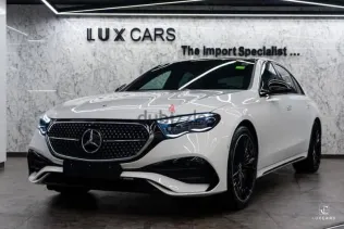 مرسيدس E 200 2025 أبيض جديدة للبيع