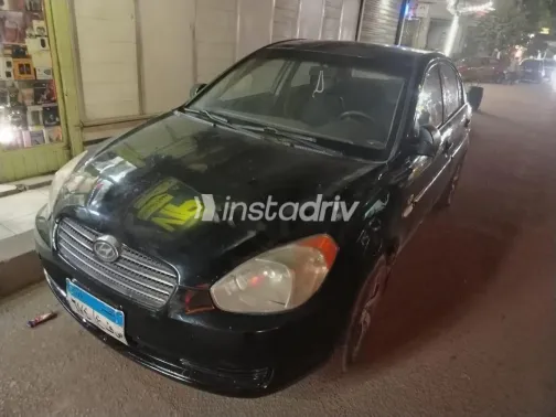 هيونداي اكسنت 2009 أسود مستعملة للبيع - 3