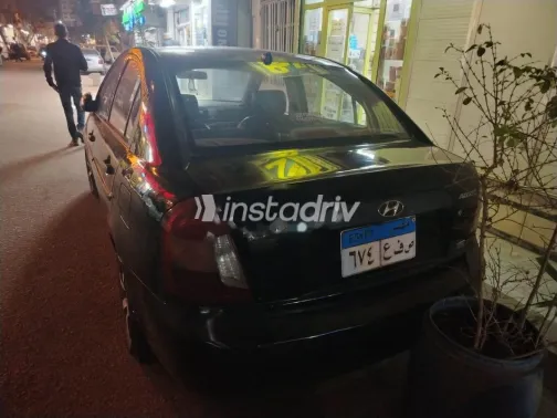 هيونداي اكسنت 2009 أسود مستعملة للبيع - 5