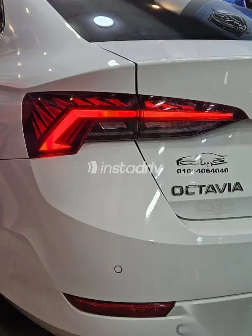 سكودا اوكتافيا 2021 أبيض مستعملة للبيع - 6
