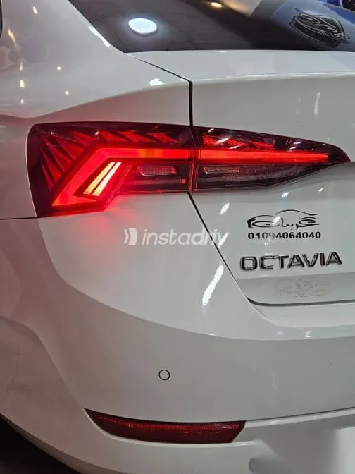 سكودا اوكتافيا 2021 أبيض مستعملة للبيع - 7