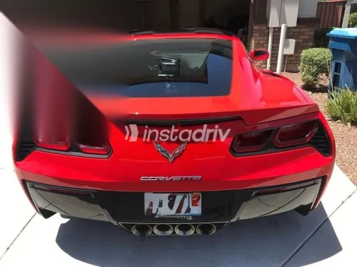 شيفروليه كورفيت 2015 أحمر مستعملة للبيع - 4