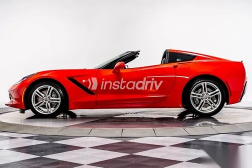 شيفروليه كورفيت 2015 أحمر مستعملة للبيع - 6