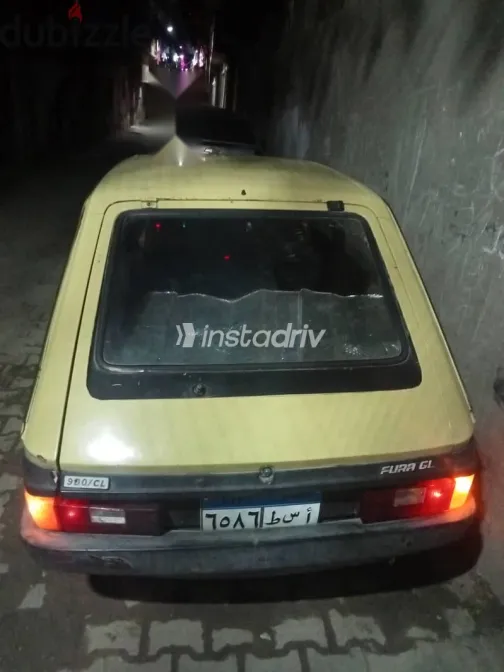 فيات 127 1985 أصفر مستعملة للبيع - 6