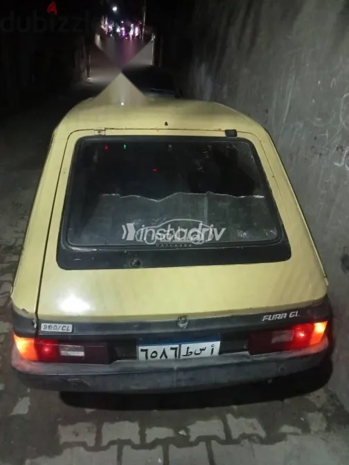 فيات 127 1985 أصفر مستعملة للبيع - 6