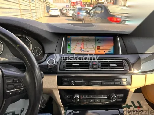 بي ام دبليو 520 2016 أزرق غامق مستعملة للبيع - 5