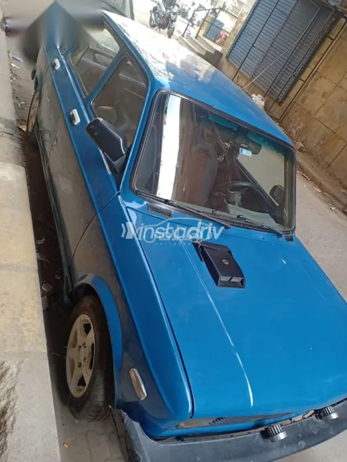فيات 128 1989 أزرق غامق مستعملة للبيع - 2