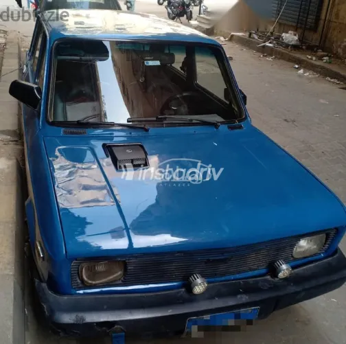 فيات 128 1989 أزرق غامق مستعملة للبيع - 3