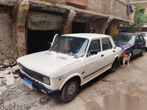 فيات 128 1987 أبيض مستعملة للبيع - 3