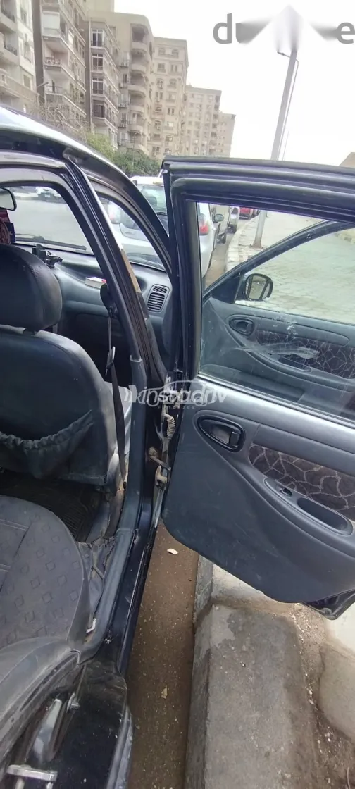 دايو لانوس 2008 أسود مستعملة للبيع - 4