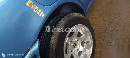 هيونداي اكسيل 1996 أزرق غامق مستعملة للبيع - 2