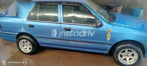 هيونداي اكسيل 1996 أزرق غامق مستعملة للبيع - 5