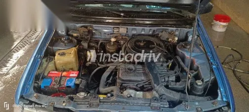 هيونداي اكسيل 1996 أزرق غامق مستعملة للبيع - 8