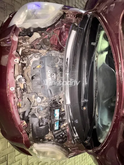 تويوتا ياريس 2009 أحمر غامق مستعملة للبيع - 5