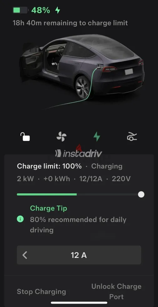 تسلا موديل 3 2023 رمادي مستعملة للبيع - 10