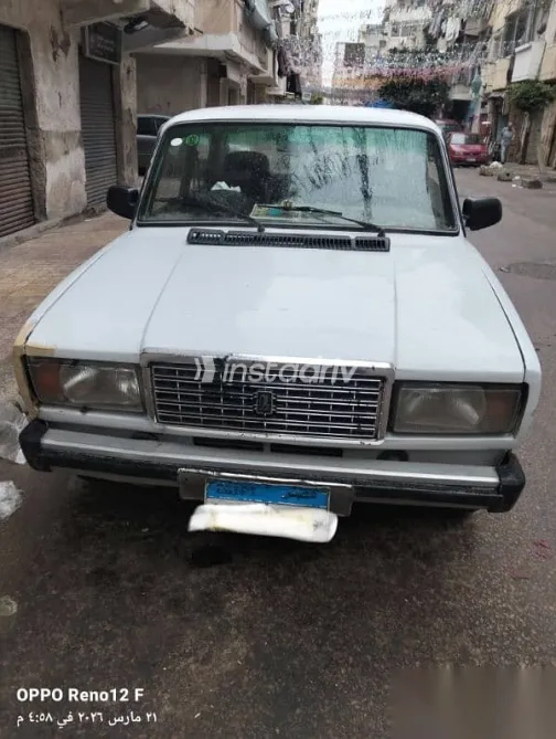 لادا 2107 2007 أبيض مستعملة للبيع - 7