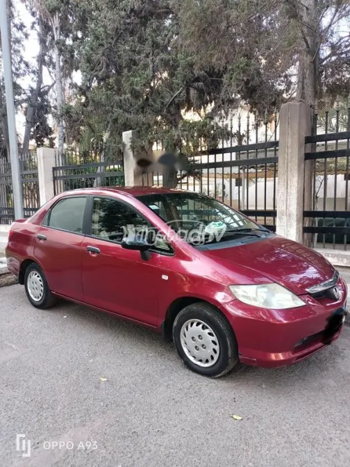 هوندا سيتى 2005 أحمر غامق مستعملة للبيع - 3