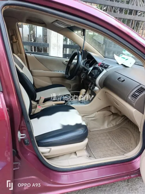 هوندا سيتى 2005 أحمر غامق مستعملة للبيع - 6