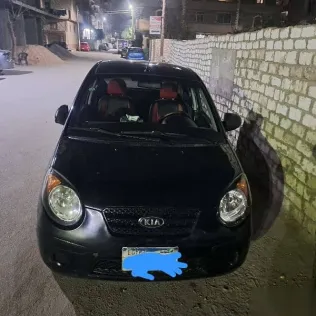 كيا بيكانتو 2010 أسود مستعملة للبيع