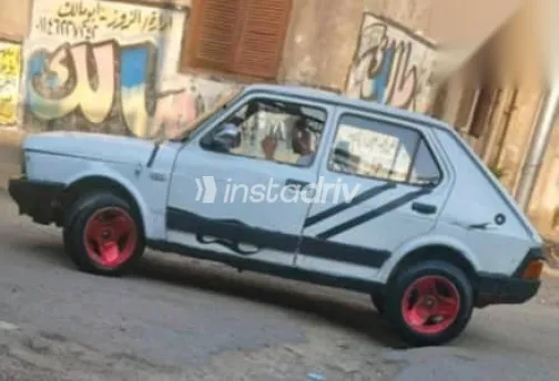 فيات 127 1985 أبيض مستعملة للبيع - 1