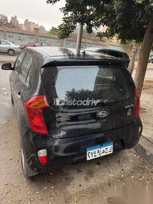 كيا بيكانتو 2012 أسود مستعملة للبيع - 2