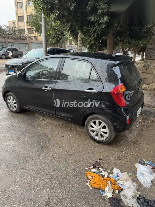 كيا بيكانتو 2012 أسود مستعملة للبيع - 3