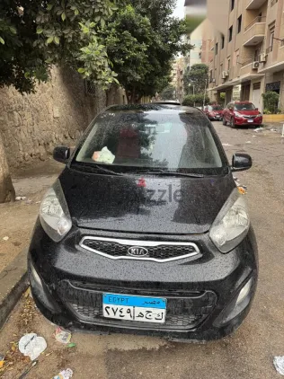 كيا بيكانتو 2012 أسود مستعملة للبيع