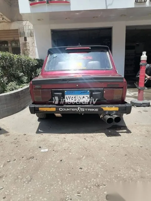 فيات 128 1985 أحمر مستعملة للبيع - 5