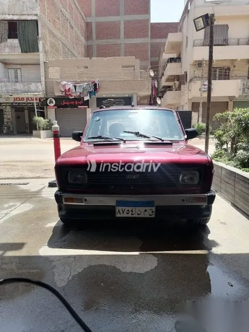 فيات 128 1985 أحمر مستعملة للبيع - 7