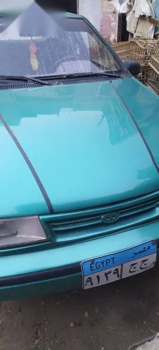 هيونداي اكسيل 1996 أخضر مستعملة للبيع