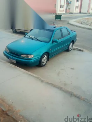 هيونداي إلنترا 1994 أزرق غامق مستعملة للبيع