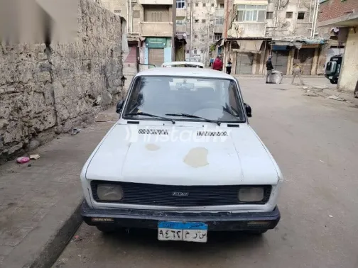 فيات 128 1977 أبيض مستعملة للبيع - 2