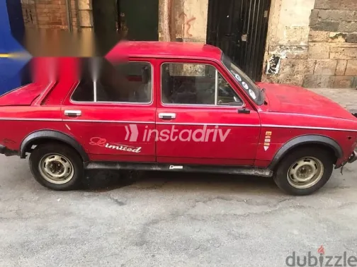 فيات 128 1986 أحمر مستعملة للبيع - 3