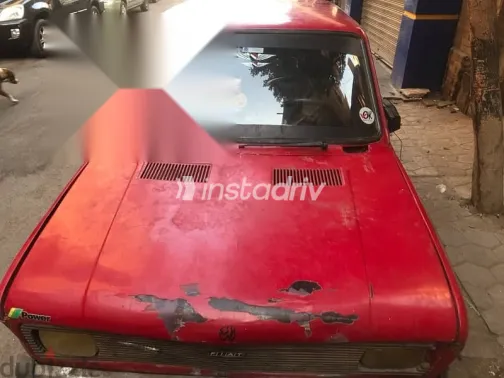 فيات 128 1986 أحمر مستعملة للبيع - 5