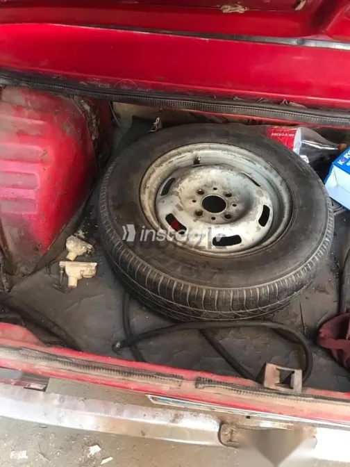 فيات 128 1986 أحمر مستعملة للبيع - 7