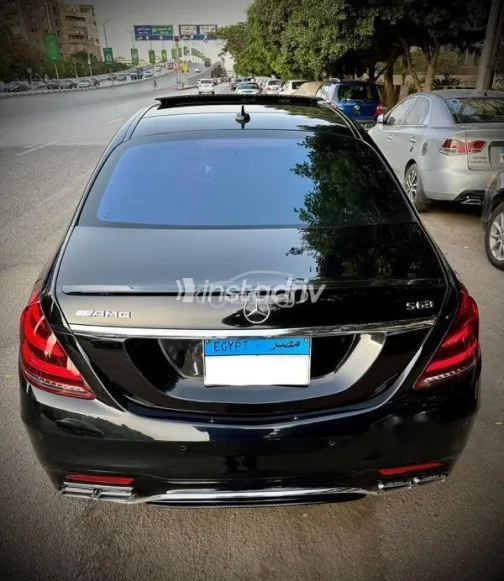 مرسيدس S 500 2014 أسود مستعملة للبيع - 2