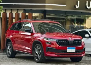 سكودا كودياك 2022 أحمر مستعملة للبيع
