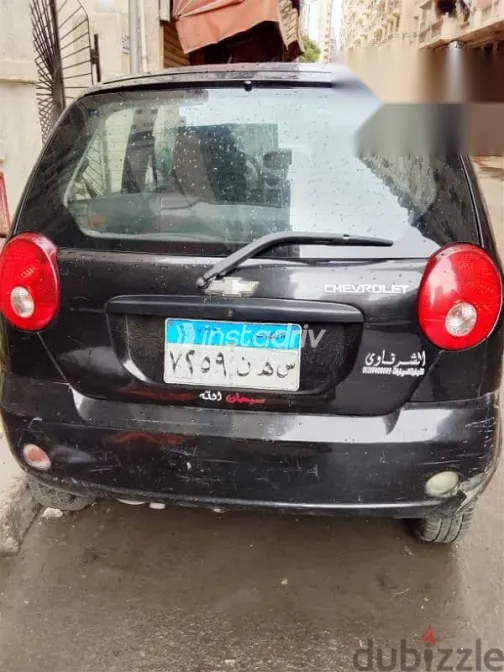 شيفروليه سبارك 2008 أسود مستعملة للبيع - 4
