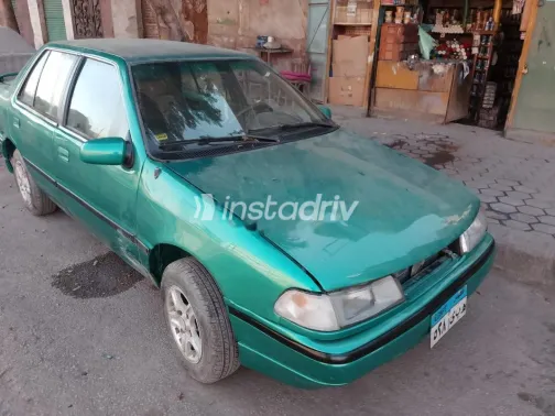 هيونداي اكسيل 1996 أخضر مستعملة للبيع - 1
